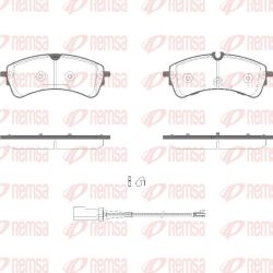 Stabdžių trinkelių rinkinys, diskinis stabdys REMSA 1941.01