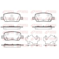 Stabdžių trinkelių rinkinys, diskinis stabdys REMSA 1942.02