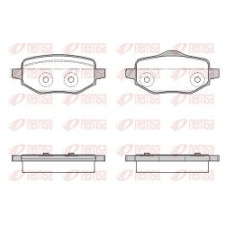 Stabdžių trinkelių rinkinys, diskinis stabdys REMSA 1952.00