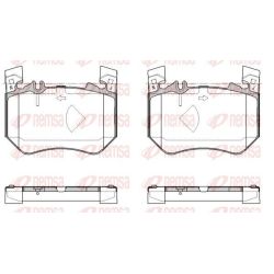 Stabdžių trinkelių rinkinys, diskinis stabdys REMSA 1953.00