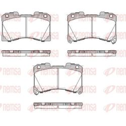 Stabdžių trinkelių rinkinys, diskinis stabdys REMSA 1955.02