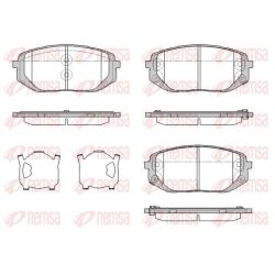 Stabdžių trinkelių rinkinys, diskinis stabdys REMSA 1957.02