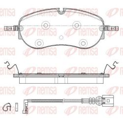 Stabdžių trinkelių rinkinys, diskinis stabdys REMSA 1962.01