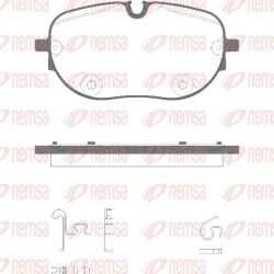 Stabdžių trinkelių rinkinys, diskinis stabdys REMSA 1963.00