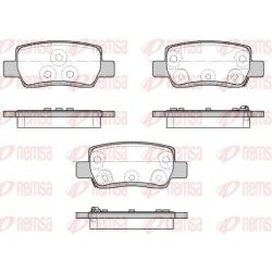 Stabdžių trinkelių rinkinys, diskinis stabdys REMSA 1968.02