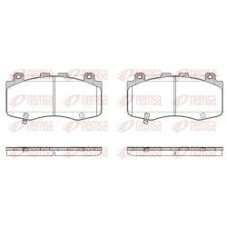 Stabdžių trinkelių rinkinys, diskinis stabdys REMSA 1970.04