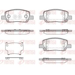 Stabdžių trinkelių rinkinys, diskinis stabdys REMSA 1974.02
