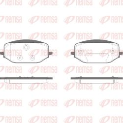 Stabdžių trinkelių rinkinys, diskinis stabdys REMSA 1988.00