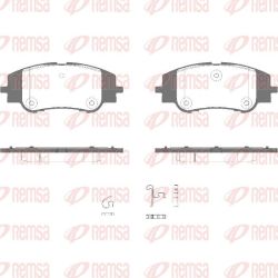 Stabdžių trinkelių rinkinys, diskinis stabdys REMSA 1994.00