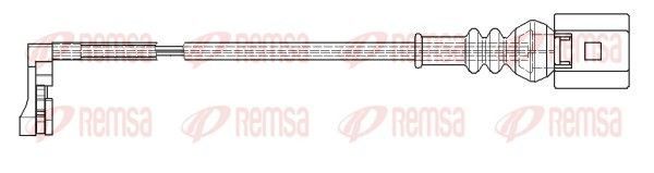 įspėjimo kontaktas, stabdžių trinkelių susidėvėjimas REMSA 001183