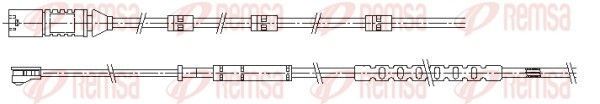 įspėjimo kontaktas, stabdžių trinkelių susidėvėjimas REMSA 001189
