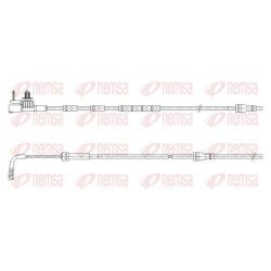 įspėjimo kontaktas, stabdžių trinkelių susidėvėjimas REMSA 001196