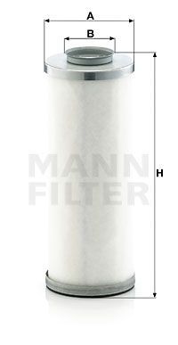 Filtras, suspausto oro įranga MANN-FILTER LE 8002
