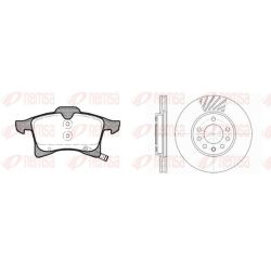 Stabdžių rinkinys, diskiniai stabdžiai REMSA 81036.00