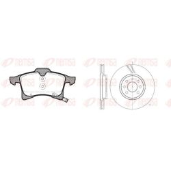 Stabdžių rinkinys, diskiniai stabdžiai REMSA 81036.01