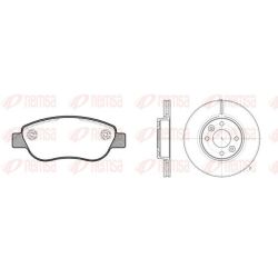 Stabdžių rinkinys, diskiniai stabdžiai REMSA 81069.00