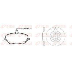 Stabdžių rinkinys, diskiniai stabdžiai REMSA 81101.00