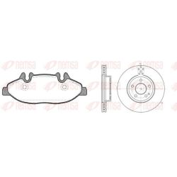 Stabdžių rinkinys, diskiniai stabdžiai REMSA 81109.00
