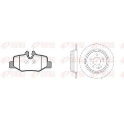 Stabdžių rinkinys, diskiniai stabdžiai REMSA 81110.00