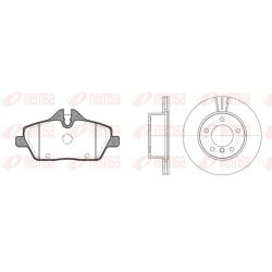 Stabdžių rinkinys, diskiniai stabdžiai REMSA 81131.00