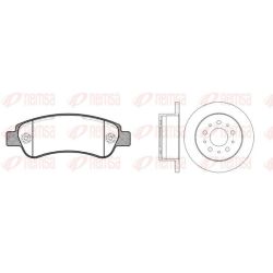 Stabdžių rinkinys, diskiniai stabdžiai REMSA 81238.00
