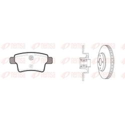 Stabdžių rinkinys, diskiniai stabdžiai REMSA 81241.20