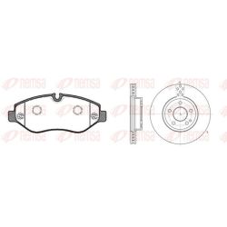 Stabdžių rinkinys, diskiniai stabdžiai REMSA 81245.01