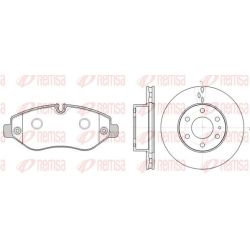 Stabdžių rinkinys, diskiniai stabdžiai REMSA 81245.02