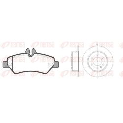Stabdžių rinkinys, diskiniai stabdžiai REMSA 81246.00