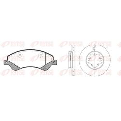 Stabdžių rinkinys, diskiniai stabdžiai REMSA 81251.00