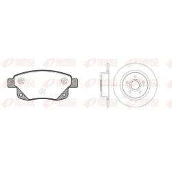 Stabdžių rinkinys, diskiniai stabdžiai REMSA 81252.01