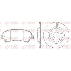 Stabdžių rinkinys, diskiniai stabdžiai REMSA 81318.00