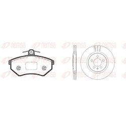 Stabdžių rinkinys, diskiniai stabdžiai REMSA 8134.02