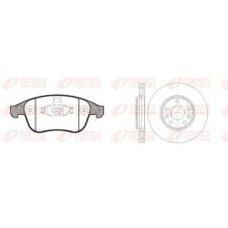 Stabdžių rinkinys, diskiniai stabdžiai REMSA 81350.00