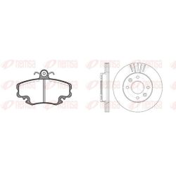 Stabdžių rinkinys, diskiniai stabdžiai REMSA 8141.05