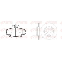 Stabdžių rinkinys, diskiniai stabdžiai REMSA 8141.07