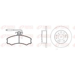 Stabdžių rinkinys, diskiniai stabdžiai REMSA 8143.00