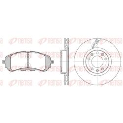 Stabdžių rinkinys, diskiniai stabdžiai REMSA 81559.00