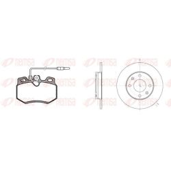Stabdžių rinkinys, diskiniai stabdžiai REMSA 8170.02