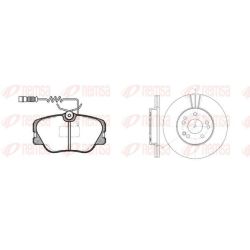 Stabdžių rinkinys, diskiniai stabdžiai REMSA 8189.00