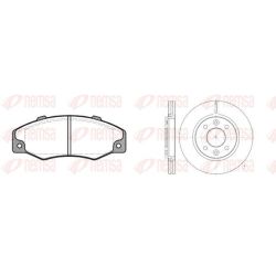 Stabdžių rinkinys, diskiniai stabdžiai REMSA 8220.00