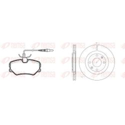 Stabdžių rinkinys, diskiniai stabdžiai REMSA 8262.00
