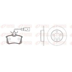 Stabdžių rinkinys, diskiniai stabdžiai REMSA 8263.10