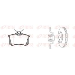 Stabdžių rinkinys, diskiniai stabdžiai REMSA 8263.20