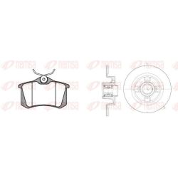 Stabdžių rinkinys, diskiniai stabdžiai REMSA 8263.21