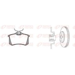 Stabdžių rinkinys, diskiniai stabdžiai REMSA 8263.26