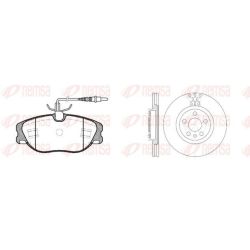 Stabdžių rinkinys, diskiniai stabdžiai REMSA 8305.00