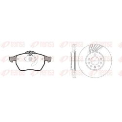 Stabdžių rinkinys, diskiniai stabdžiai REMSA 8390.02
