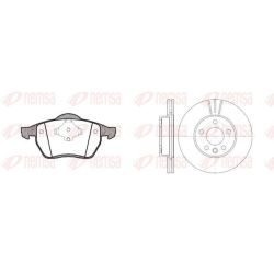 Stabdžių rinkinys, diskiniai stabdžiai REMSA 8390.04