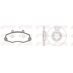 Stabdžių rinkinys, diskiniai stabdžiai REMSA 8391.01